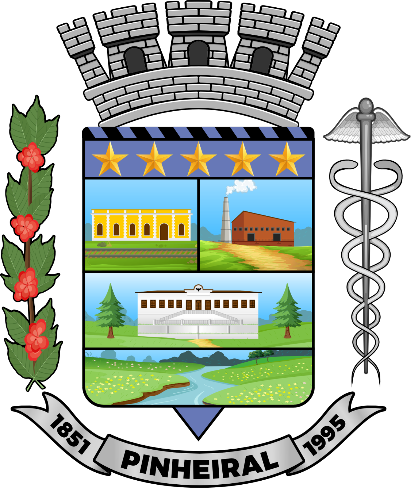 Identidade visual de Câmara de Pinheiral
